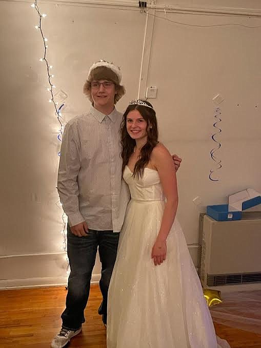 Prom king Myles Constant and Prom queen Sorren Reese were crowned Saturday night at the Superior prom. (Photo courtesy Loretta Parker Dana)