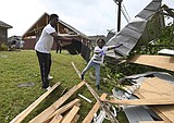 Storms spawn twisters in Mississippi, kill 3 across South