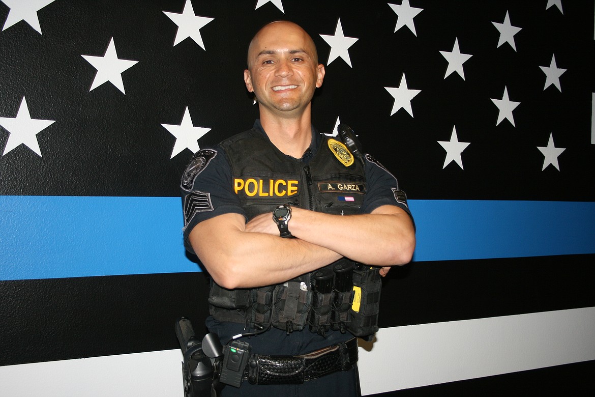 Aaron Garza (pictured) is the Othello Police Department's second school resource officer. Garza is a 15-year veteran of the department.