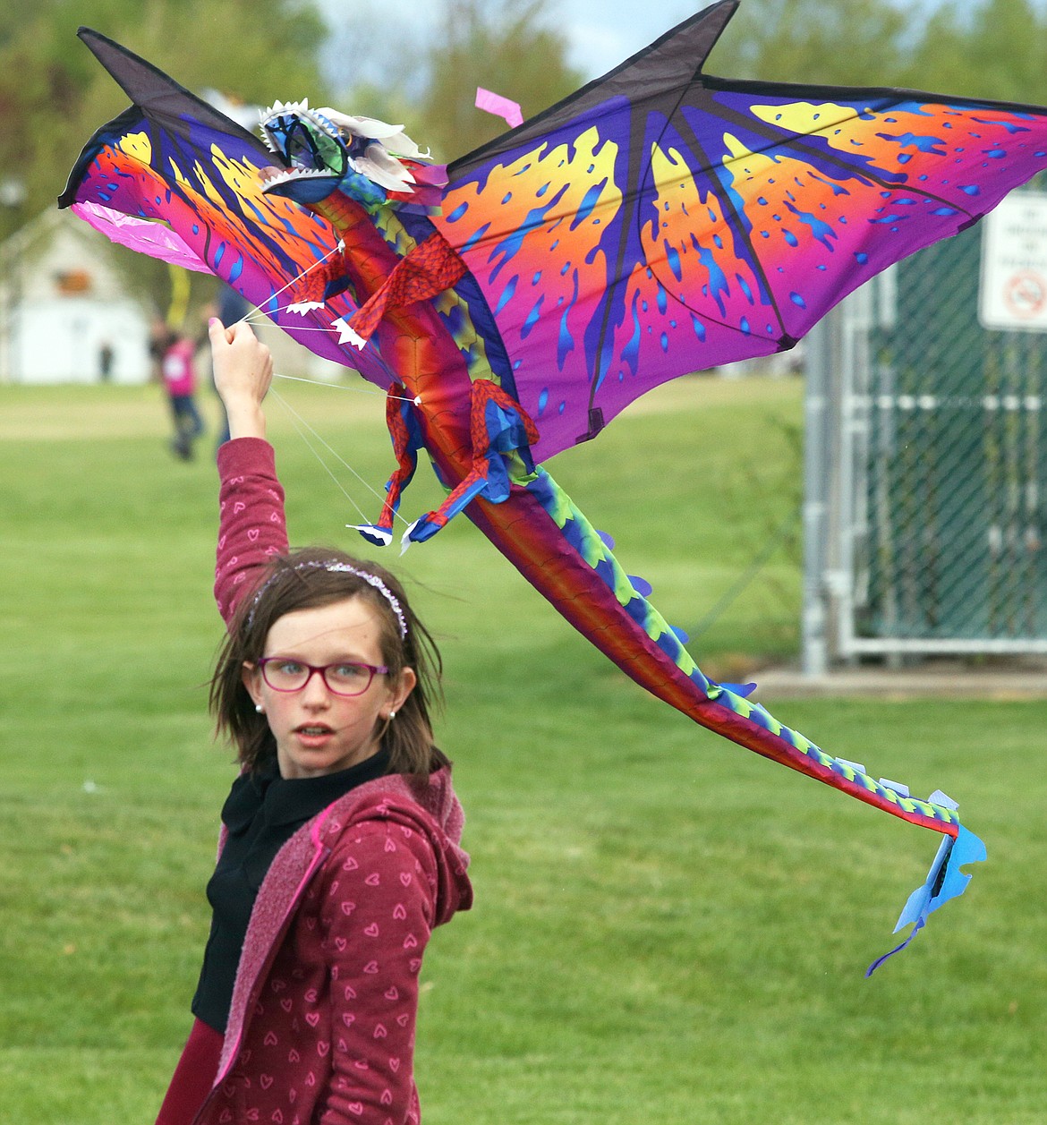 Rhea Buntin took home the Judges' Pick award at the Hayden Kite Festival on Saturday.