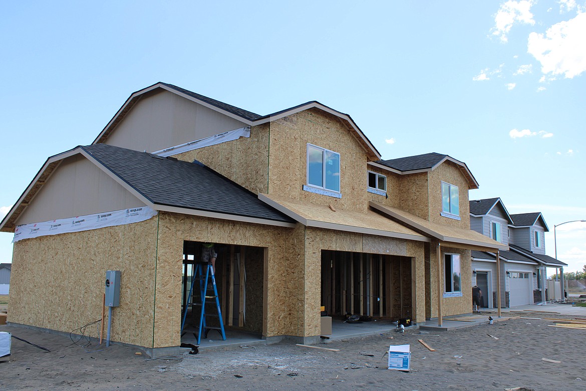 This house at 745 N. Doumit Drive in Moses Lake is part of Hayden Homes LLC’s Sagecrest development. Despite builders’ best efforts, the population in Grant County is growing faster than the number of places for them to live.