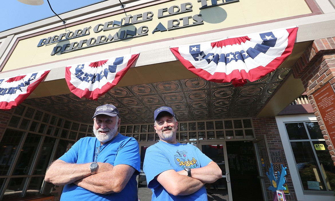 Don and Brach Thomson are pictured outside of the Bigfork Center for the Performing Arts, home of the Bigfork Summer Playhouse.
Mackenzie Reiss/Bigfork Eagle file photo