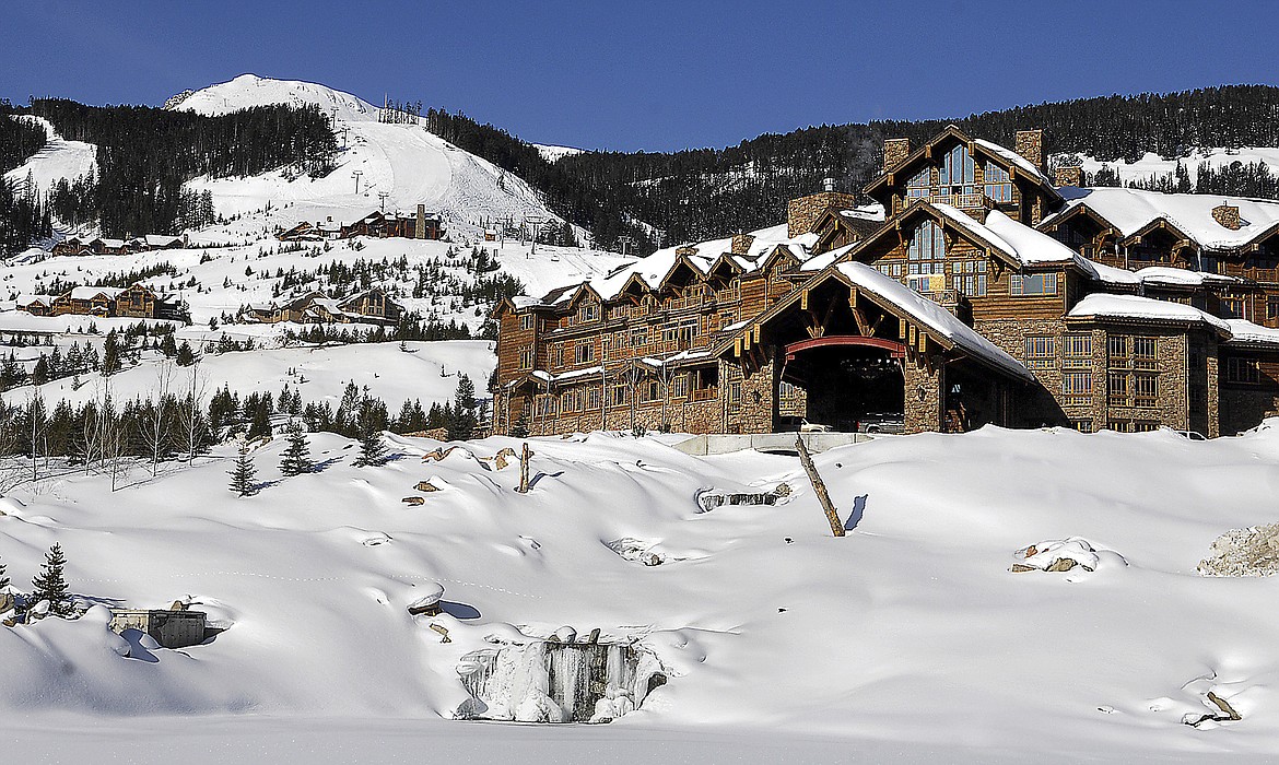 In this undated file photo is the Yellowstone Club near Big Sky, Mont., north of Yellowstone National Park. The club has asked the Montana Department of Environmental Quality for a permit to allow it to use treated wastewater for snowmaking to help extend the ski season at the exclusive resort. The resort already uses treated wastewater to irrigate its golf courses. (Erik Peterson/Bozeman Daily Chronicle, File)