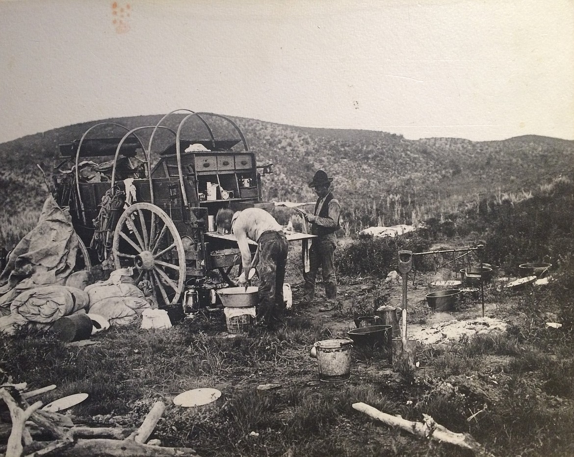 Cowboy chuckwagon on the trail wasn’t always the neatest “kitchen.”