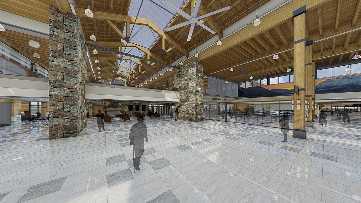 An architectural rendering shows the remodeled interior of GPIA.