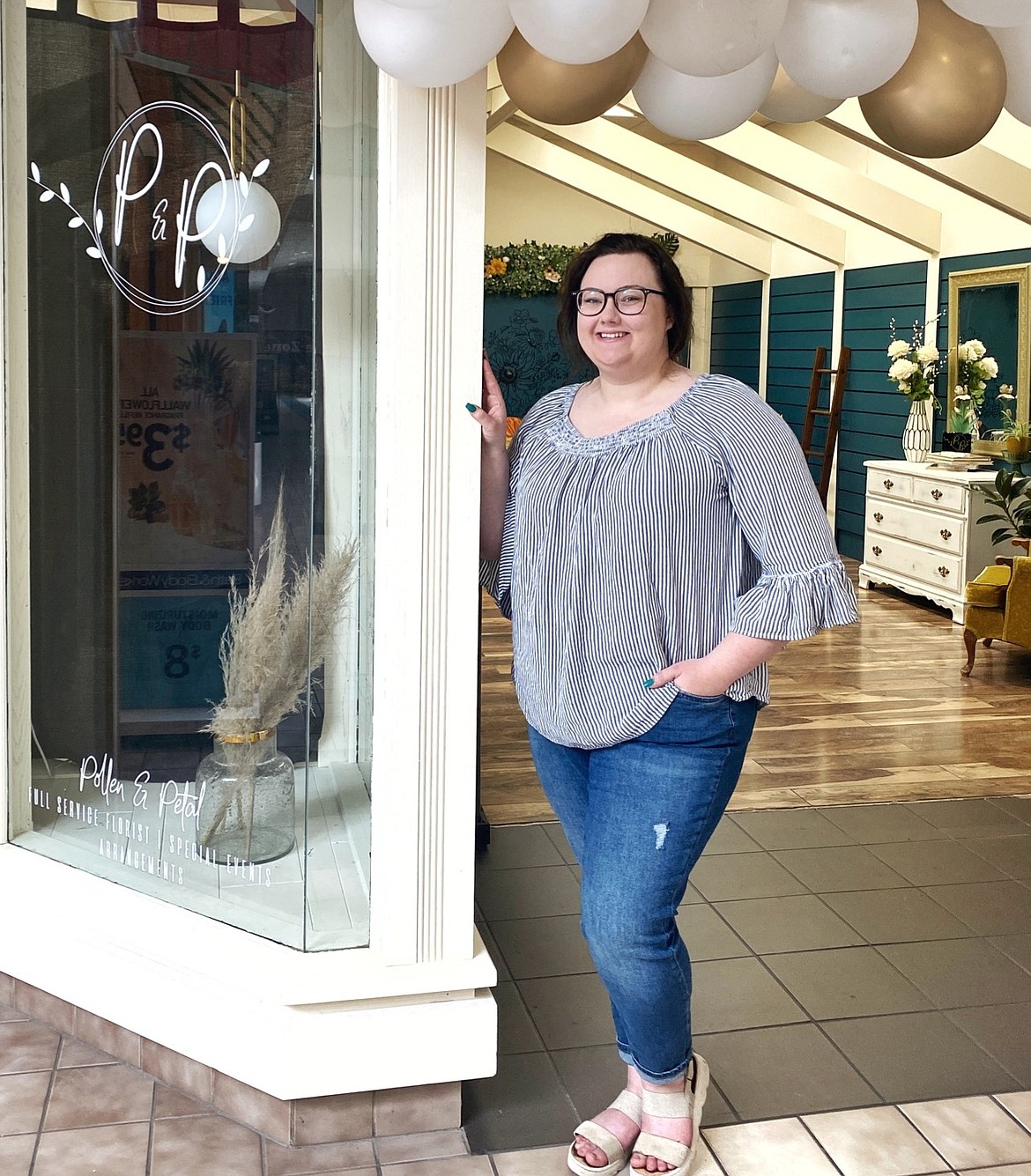 Courtesy photo
Owner Holly Brunner has opened the Pollen & Petals floral shop in Suite 1213 (next to Bath & Body Works) in Silver Lake Mall.