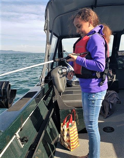 Up-and-coming lady angler Bridgett Reed of Kalispell. (Courtesy of CSKT Natural Resources Department)