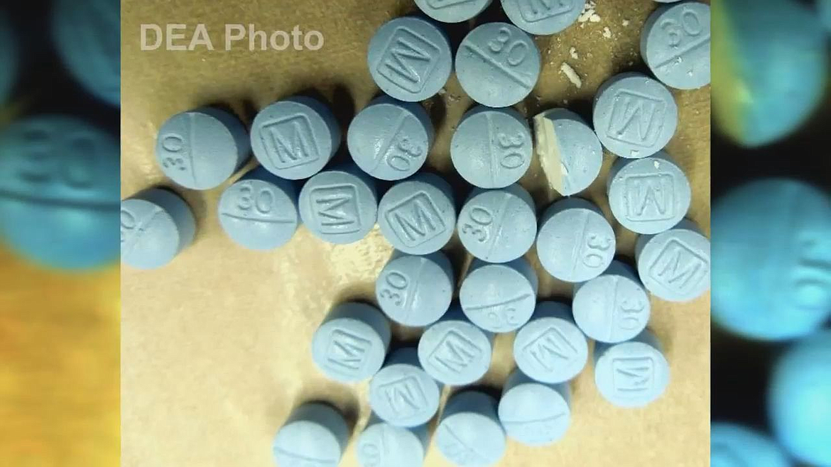 Photos courtesy of the DEA.
Counterfeit prescription pills containing fentanyl were seized in North Idaho and Eastern Washington.