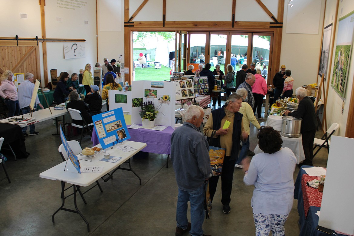 Booths filled the Quincy Valley Historical Society & Museum’s Heritage Barn for Saturday’s Be Ready Expo.