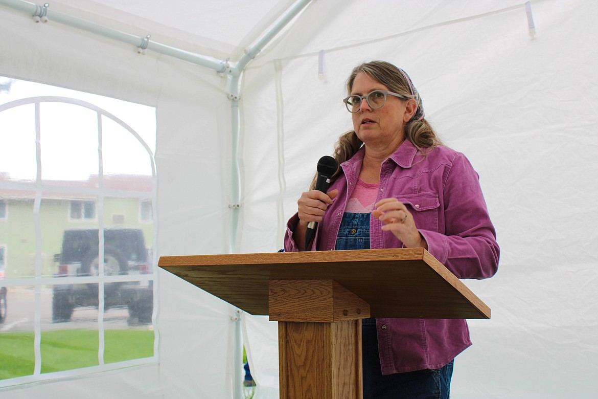 Terry Williams leads a discussion on gardening for storage at Saturday’s Be Ready Expo.