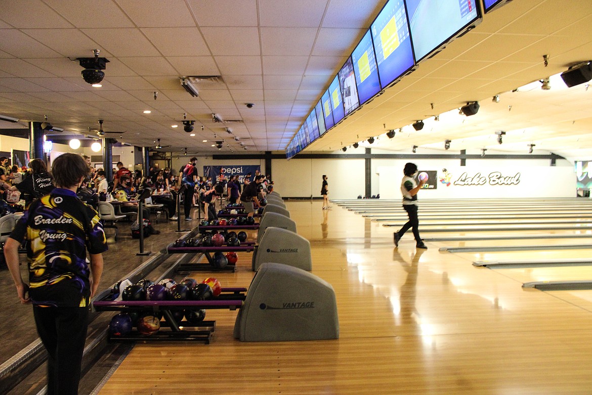 32 guys and 24 gals from all over the state competed at the Washington Youth Bowler's Tour tournament at Lake Bowl on Sunday.