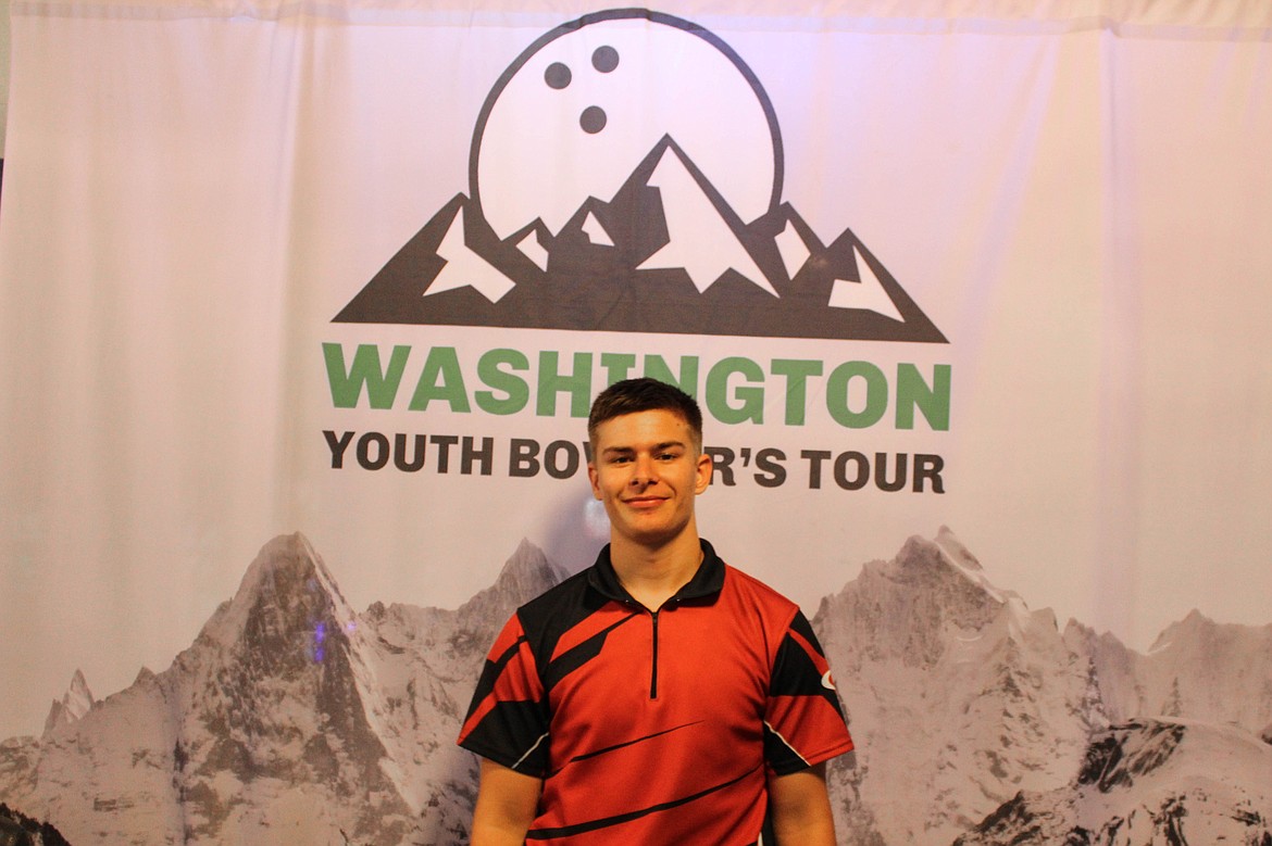 Moses Lake resident Matthew Berg poses at the Washington Youth Bowler’s Tour state Tournament of Champions at Lake Bowl on Sunday.