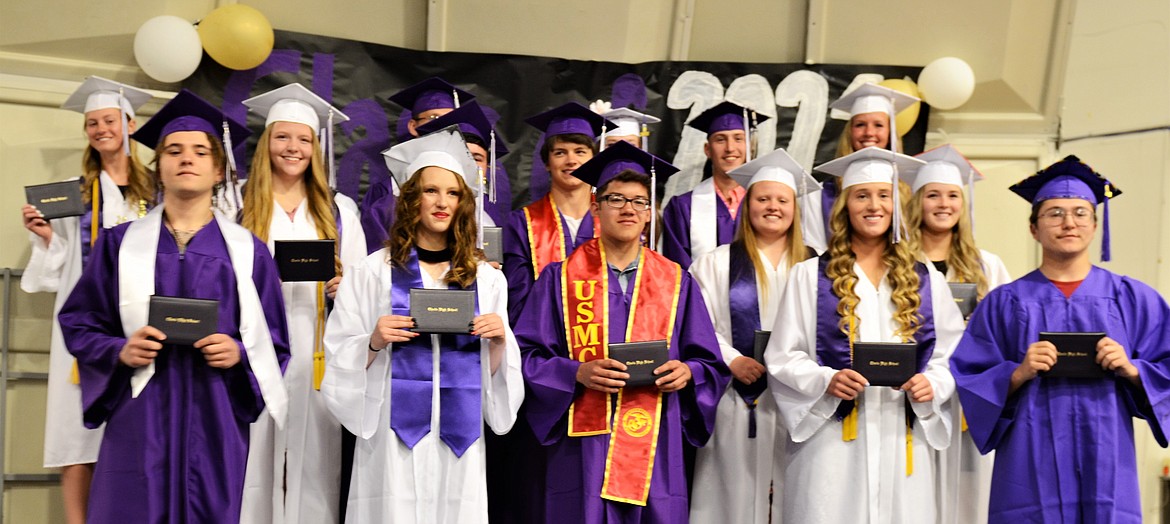 The Charlo High School class of 2021. (Carolyn Hidy/Lake County Leader)