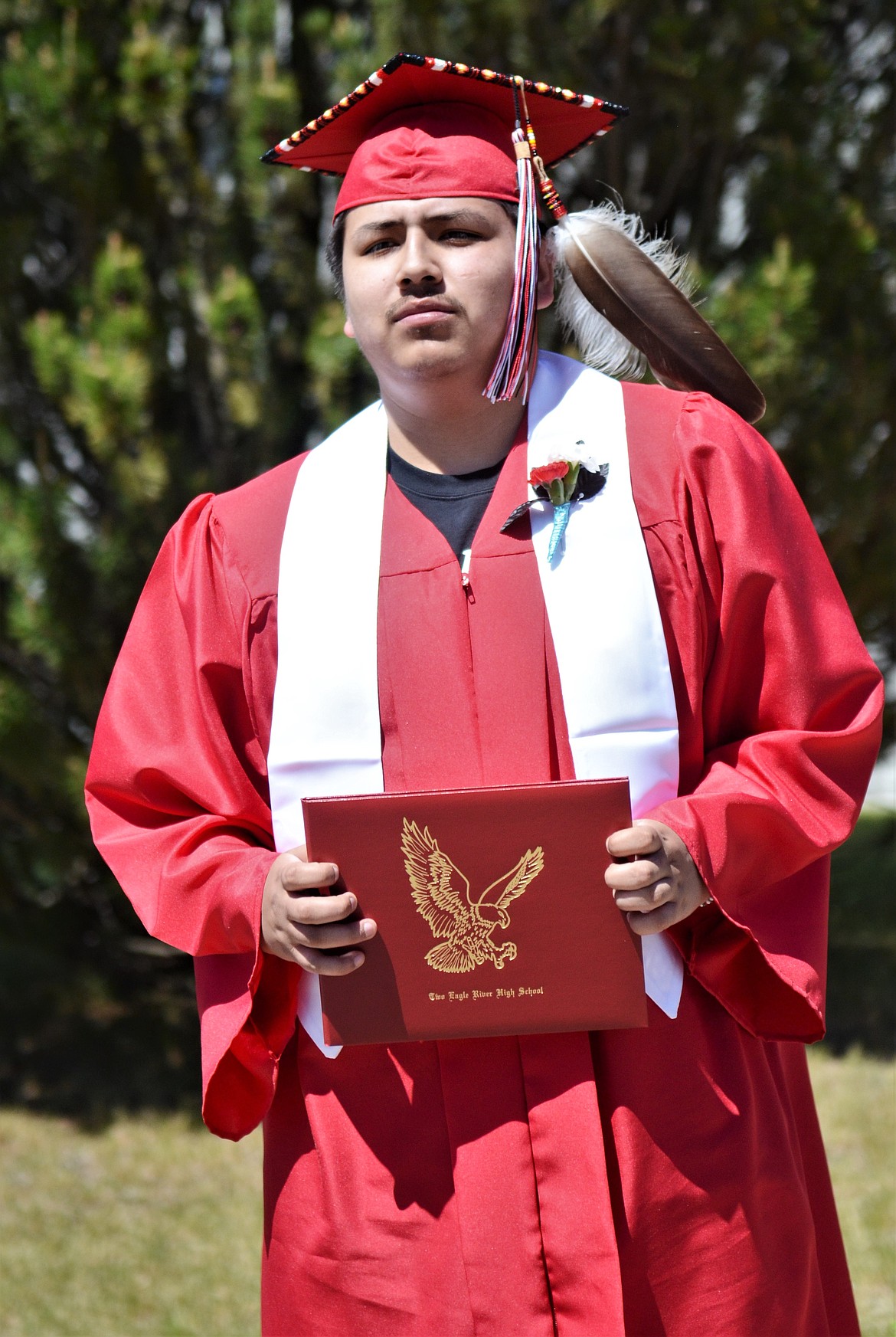 Nehemiah Long and his classmates successfully completed their entire senior year through remote learning. (Carolyn Hidy/Lake County Leader)