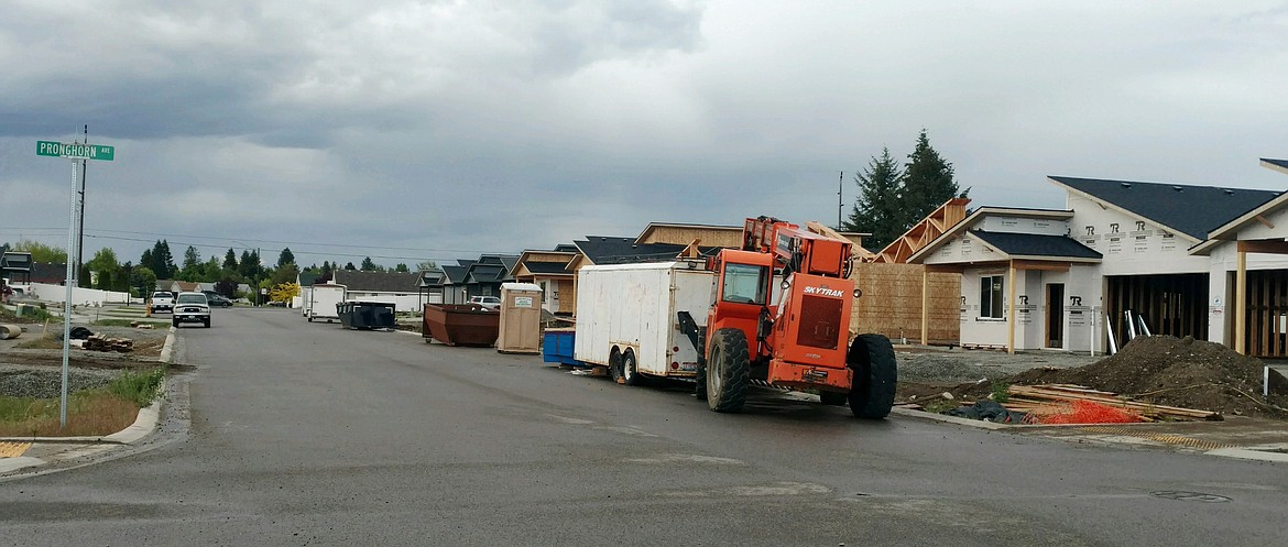 Moselle Drive off Prairie Avenue is fairly quiet at night. But the traffic during peak times for Northwest Expedition Academy has caused frustration for parents, builders and residents as the narrow Moselle is the only way into and out of NExA at this time.