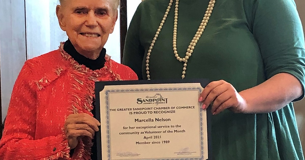 Nelson honored as top chamber volunteer Bonner County Daily Bee