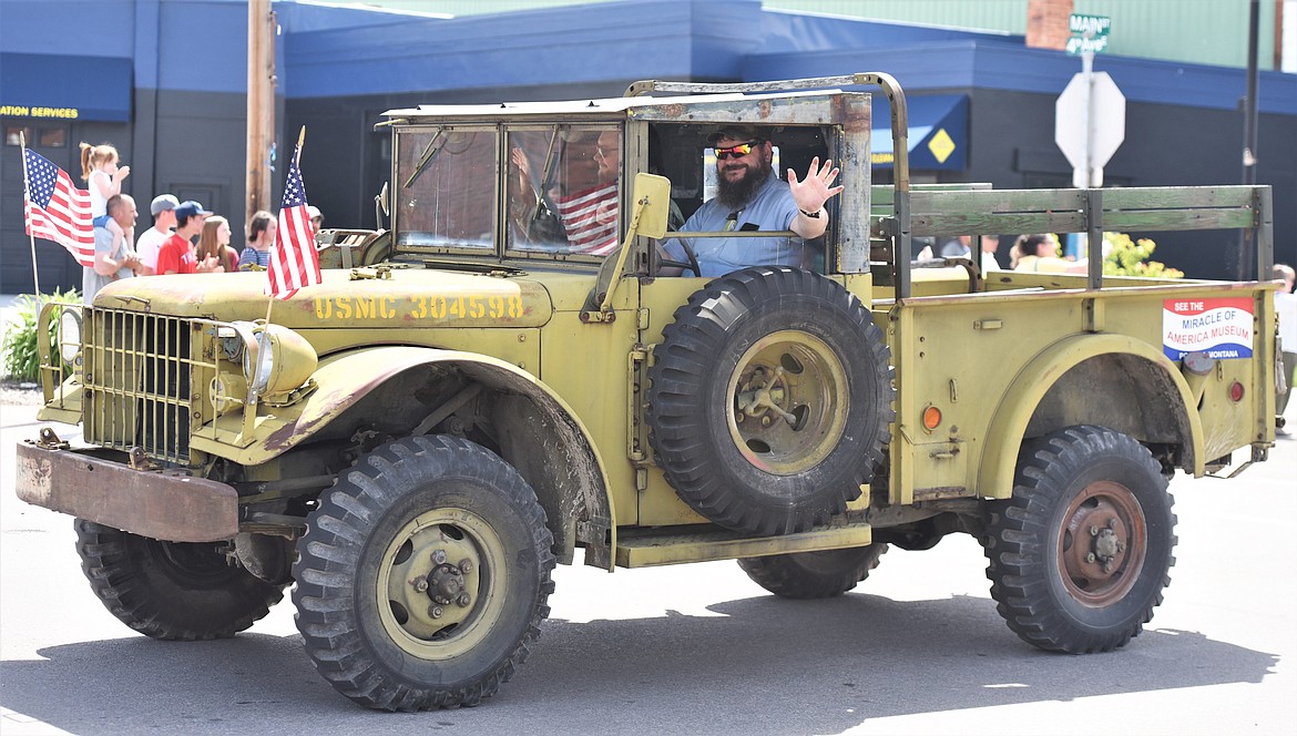 A Memorial Day parade marched down Main Street and to the Lake County Courthouse on Monday afternoon. (Scot Heisel/Lake County Leader)