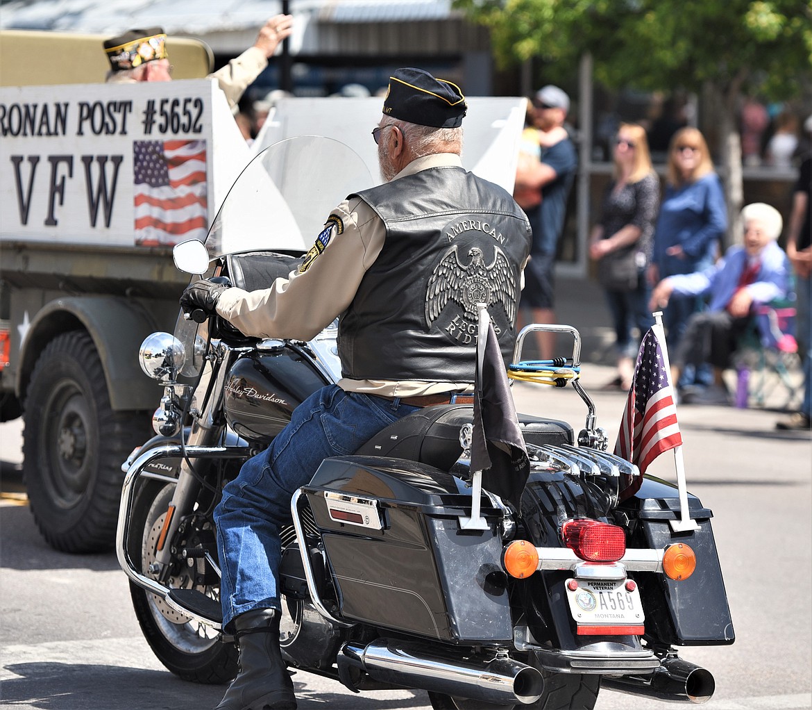 A Memorial Day parade marched down Main Street and to the Lake County Courthouse on Monday afternoon. (Scot Heisel/Lake County Leader)