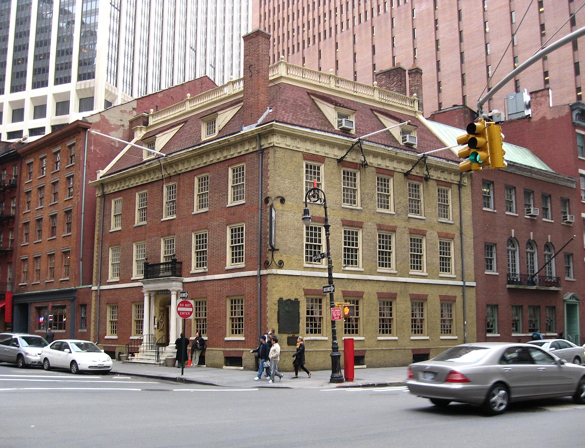 The oldest building in New York is at 54 Pearl St. in the Financial District, and is where George Washington said farewell to his troops in the Fraunces Tavern, still operating.