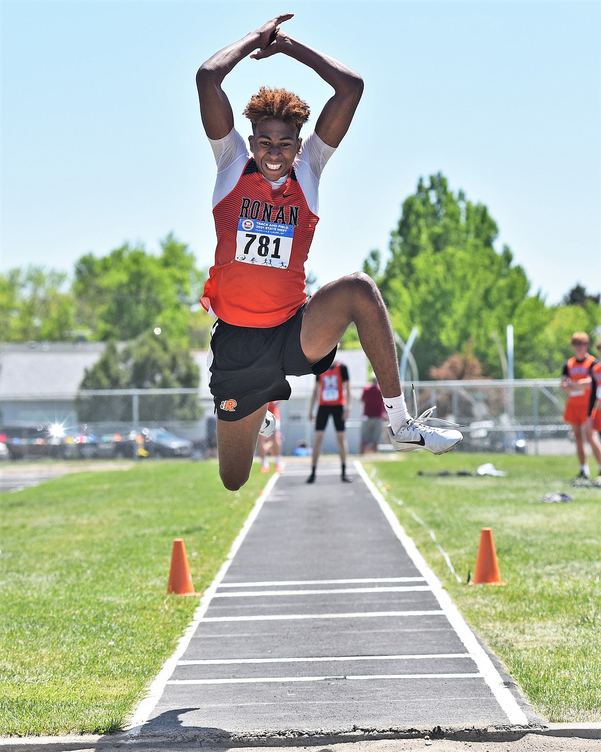 Ronan senior Girma Detwiler finished second in the triple jump at Laurel with a mark of 43-05.75. (Whitney England/Whitefish Pilot)