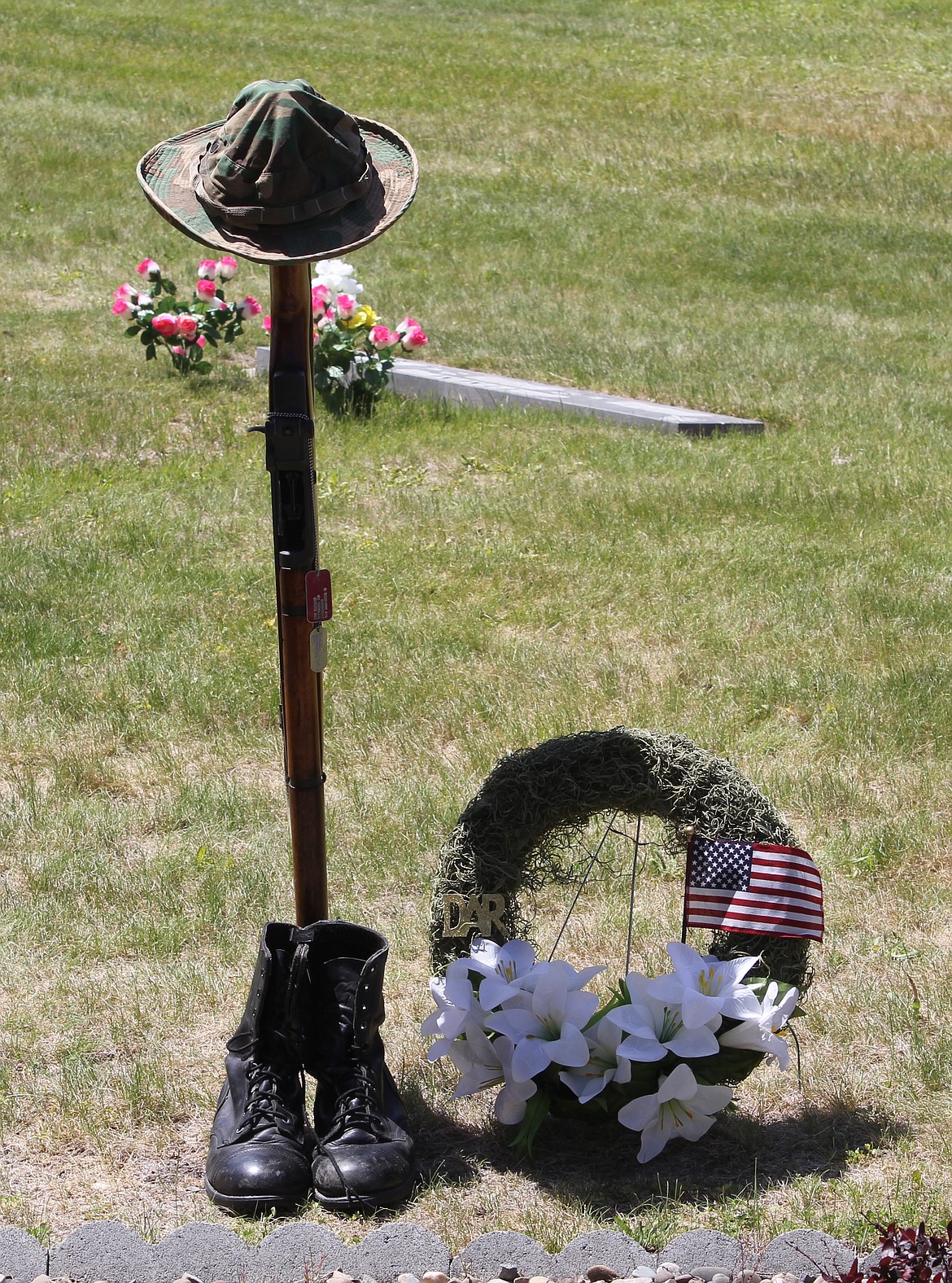 Memorial from 2021 ceremony (Photo by Rose Shababy)