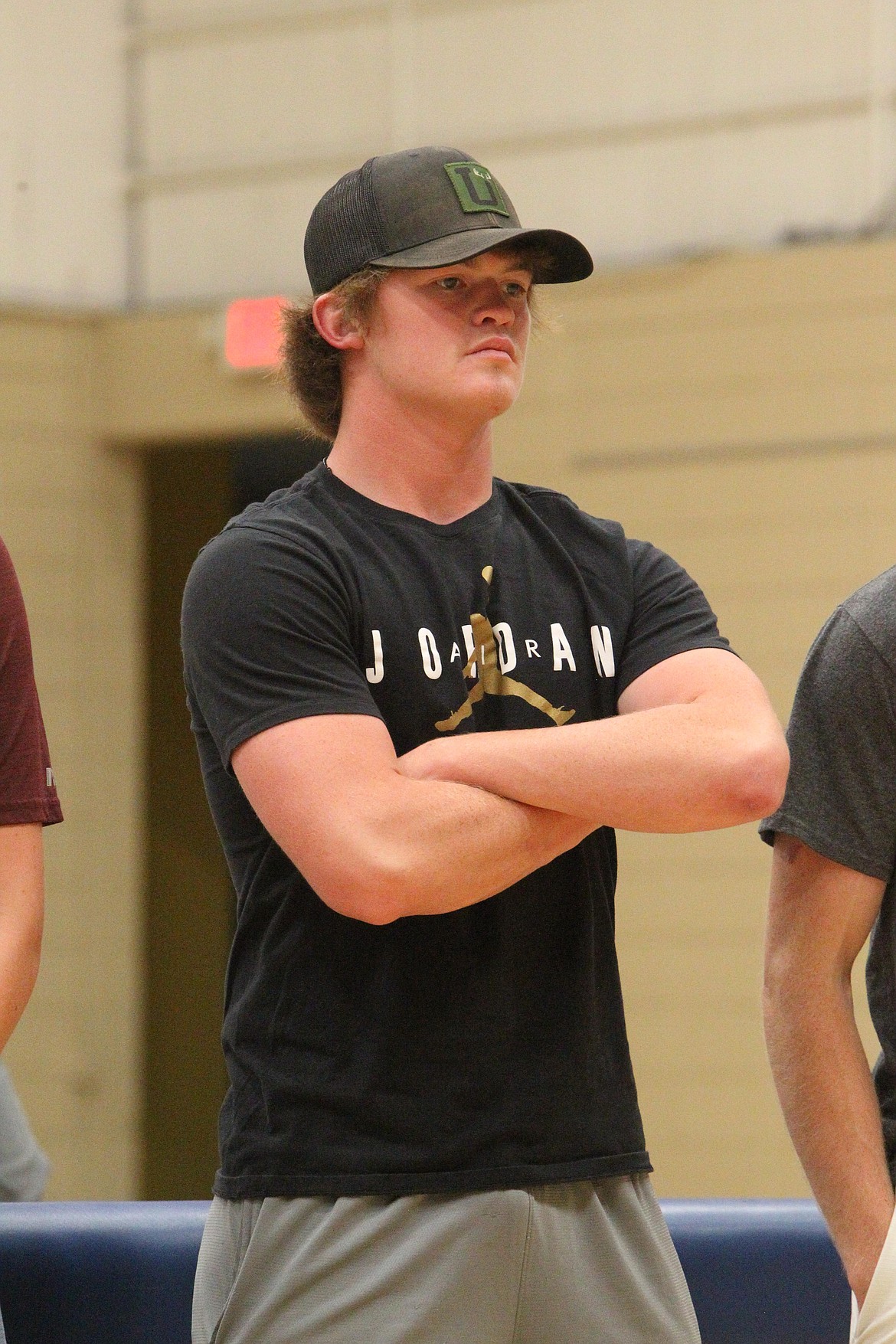 Ryker McElmurry was inducted in Logger Hall Fame during Libby's June 2 sports banquet. McElmurry also received the coaches award and was selected 1st team all conference and all state in football. (Will Langhorne/The Western News)