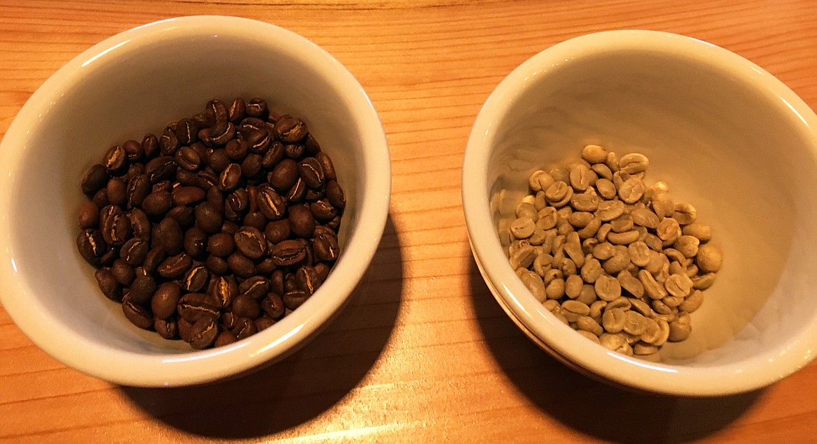 Coffee beans at Tubbs Hill Roasters.