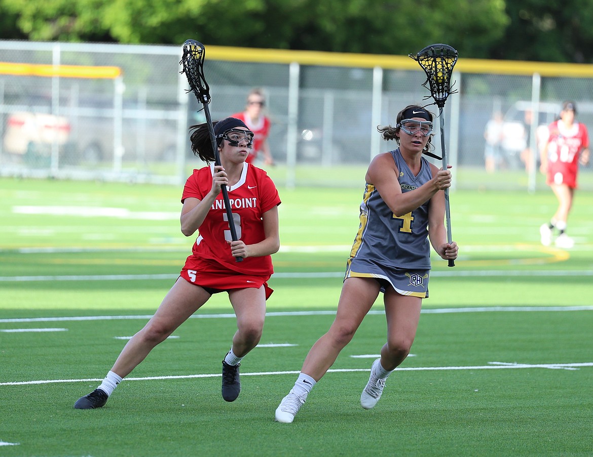 Molly Balison defends a Richland-Hanford player on Friday.