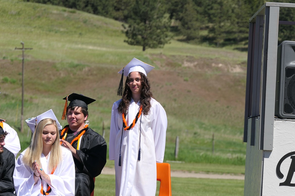 Plains High School graduate Mykenzi Blood is entering the U.S. Navy. (Adam Lindsay/Valley Press)