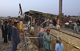 Train barrels into another in Pakistan, killing at least 51