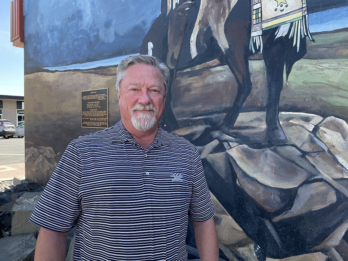 Moses Lake real estate developer and property manager for Windermere Jeff Foster outside the building he owns in downtown Moses Lake. Foster was the first treasurer of the Grant County Economic Development Council when it was formed in 1991.