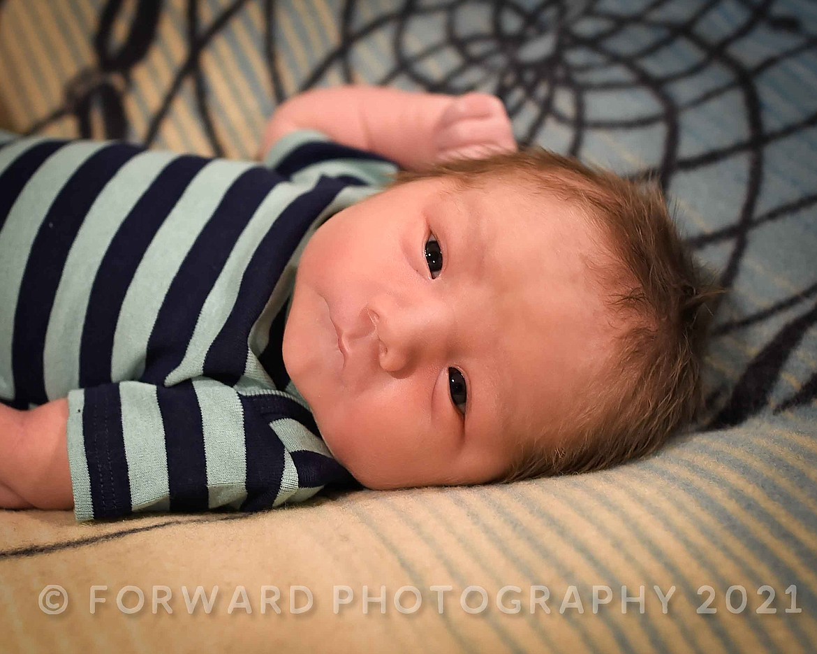 Joshua Henry Pride McDonough Parker was born June 3, 2021 at St. Luke Community Healthcare’s New Beginnings Birth Center in Ronan. He weighed 7 pounds, 7 ounces. His mother is Barbara Azure of Ronan. Joshua joins siblings Zacharias, Jaughnavaughn and Stephanie.