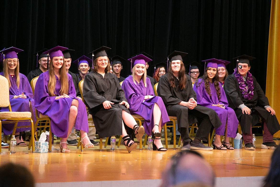 Lake Pend Oreille High School decorated 26 graduates with diplomas at yesterdays commencement ceremony. Each graduate also received personalized gifts and remarks from staff members recounting their most notable moments.