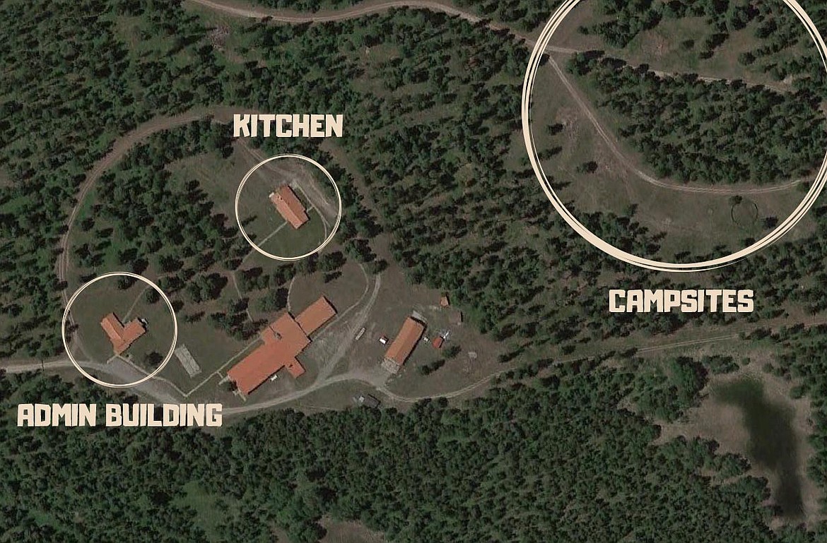 Work continues on Phase I of the renovation of Camp Ponderosa, including extensive work on the kitchen and administration buildings as well as the construction of a camping area. (image provided)