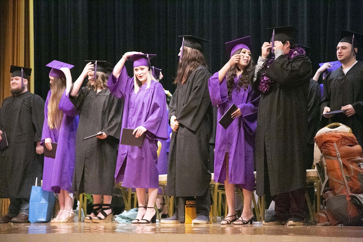 Lake Pend Oreille High School decorated 26 graduates with diplomas at Thursday's commencement ceremony. Each graduate also received personalized gifts and remarks from staff members recounting their most notable moments.
