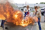 Going out in flames