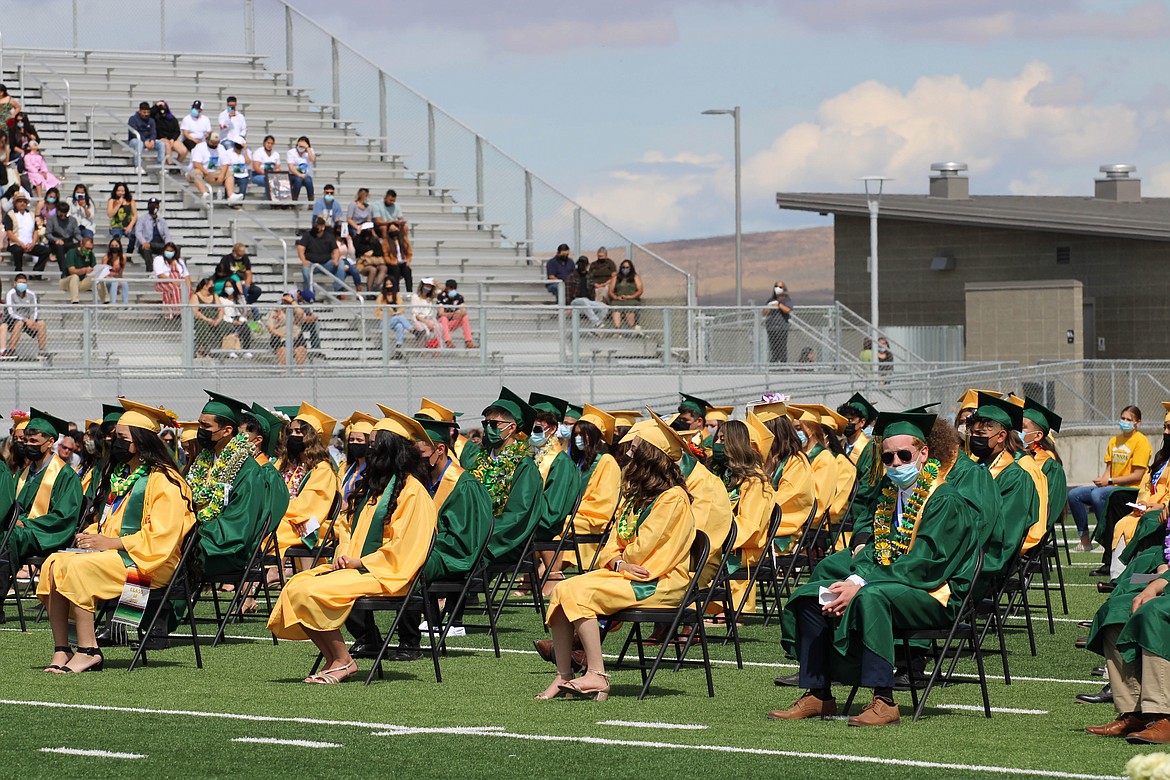 One hundred sixty students participate in the 2021 Quincy High School graduation Saturday, June 12.