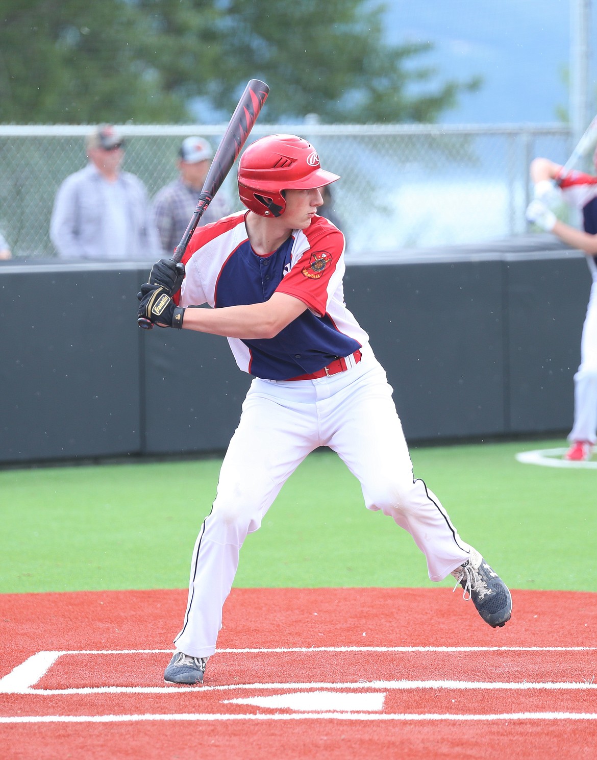 Zeke Roop prepares to swing at a pitch during the North Idaho Lakers doubleheader against the Lewis-Clark Cubs last year at War Memorial Field.