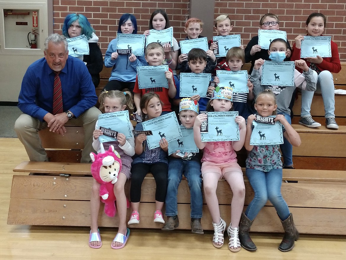 Pinehurst Elementary School May Students of the Month Shoshone NewsPress