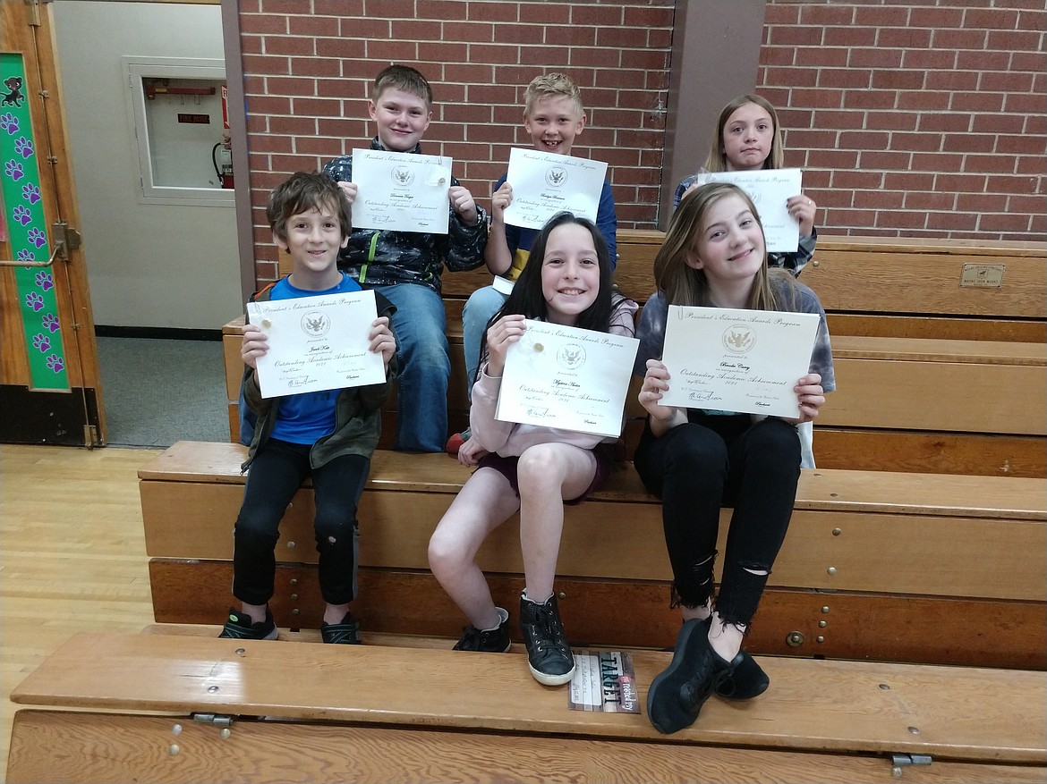 PES President's Award winners for Academic Achievement