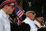 Bagpipes add beat to Fourth festivities