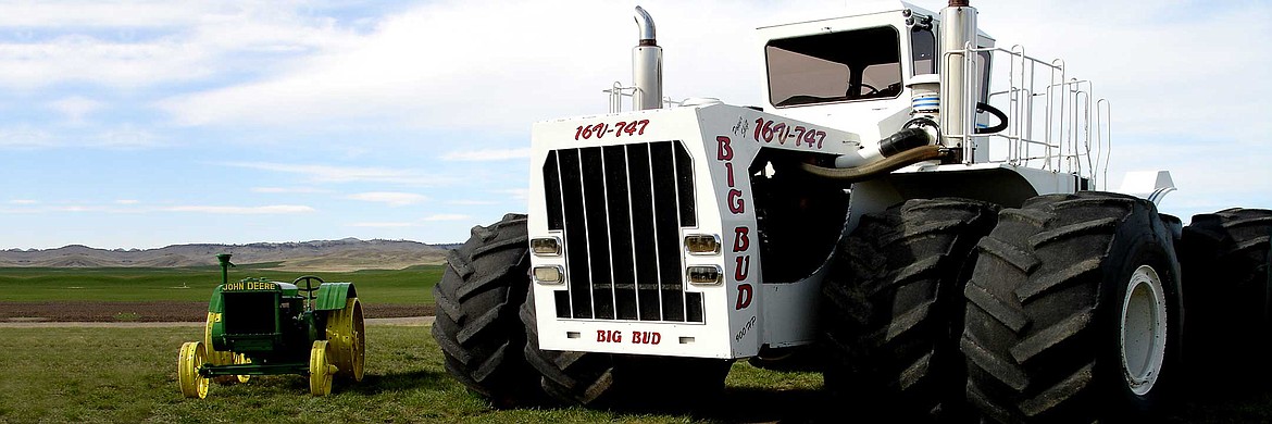Built in Havre in 1977, the Big Bud 747 is the largest farm tractor ever built. Big Bud will be on display at the Flathead County Fairground July 2-5. (photo provided)