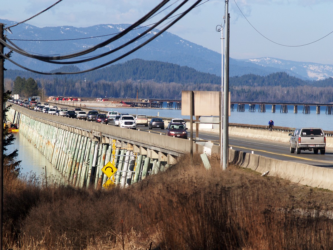 Construction crews are set to start work on the U.S. 95 pedestrian bridge across Lake Pend Oreille on Monday.