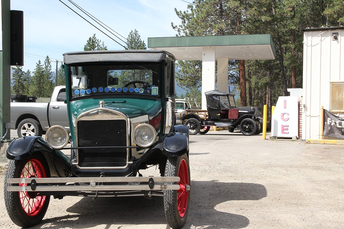Model T Fords cruised through Libby on June 21 as part of the Montana 500, annual Model T endurance race based in Kalispell this year. (Will Langhorne/The Western News)