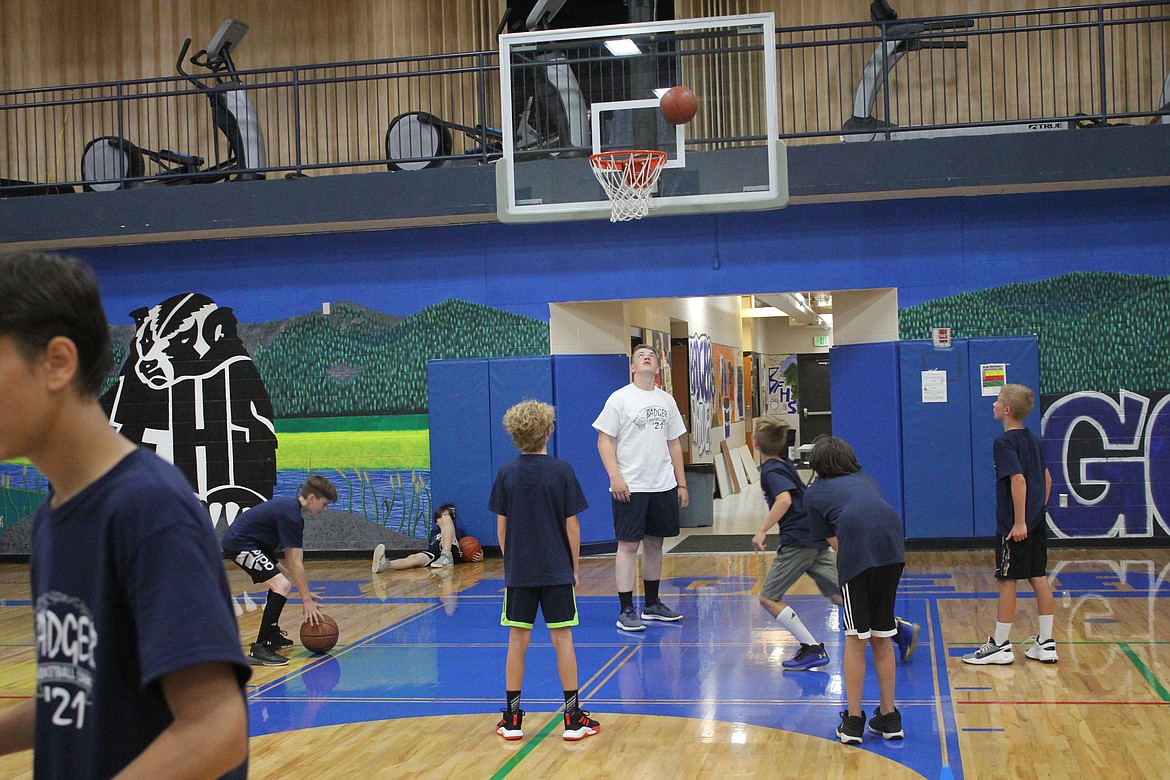 Youth summer basketball camp (Photo by Rose Shababy)