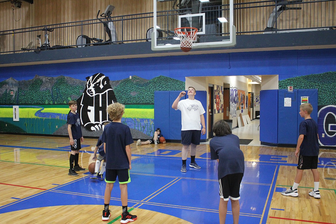 Youth summer basketball camp (Photo by Rose Shababy)