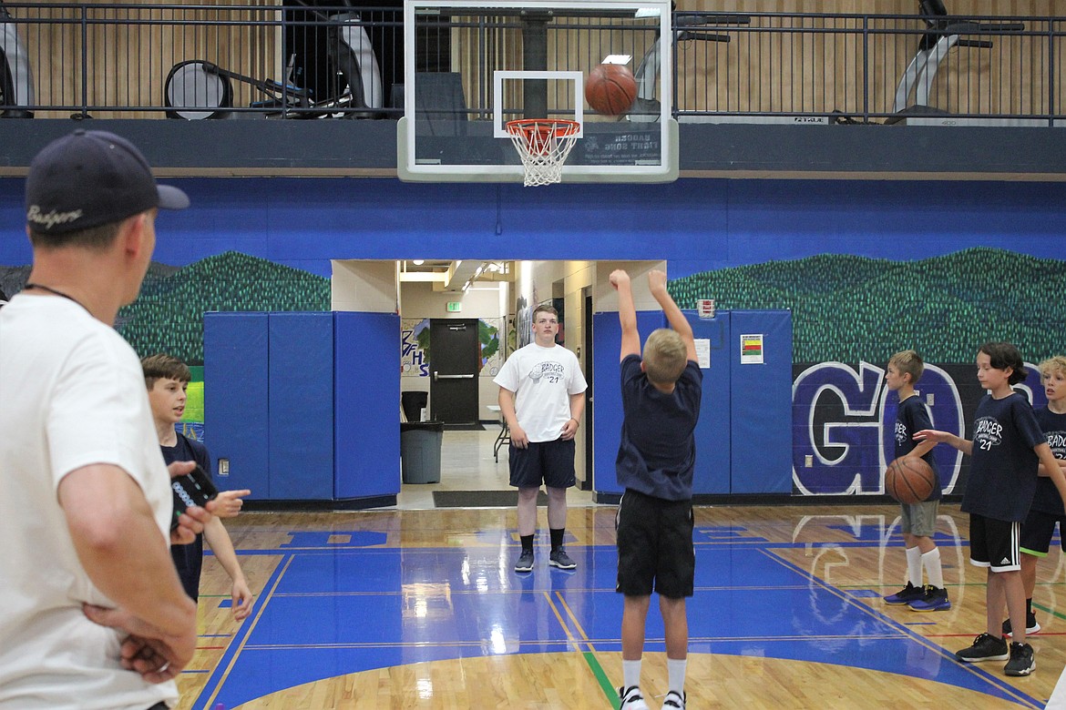 Youth summer basketball camp (Photo by Rose Shababy)