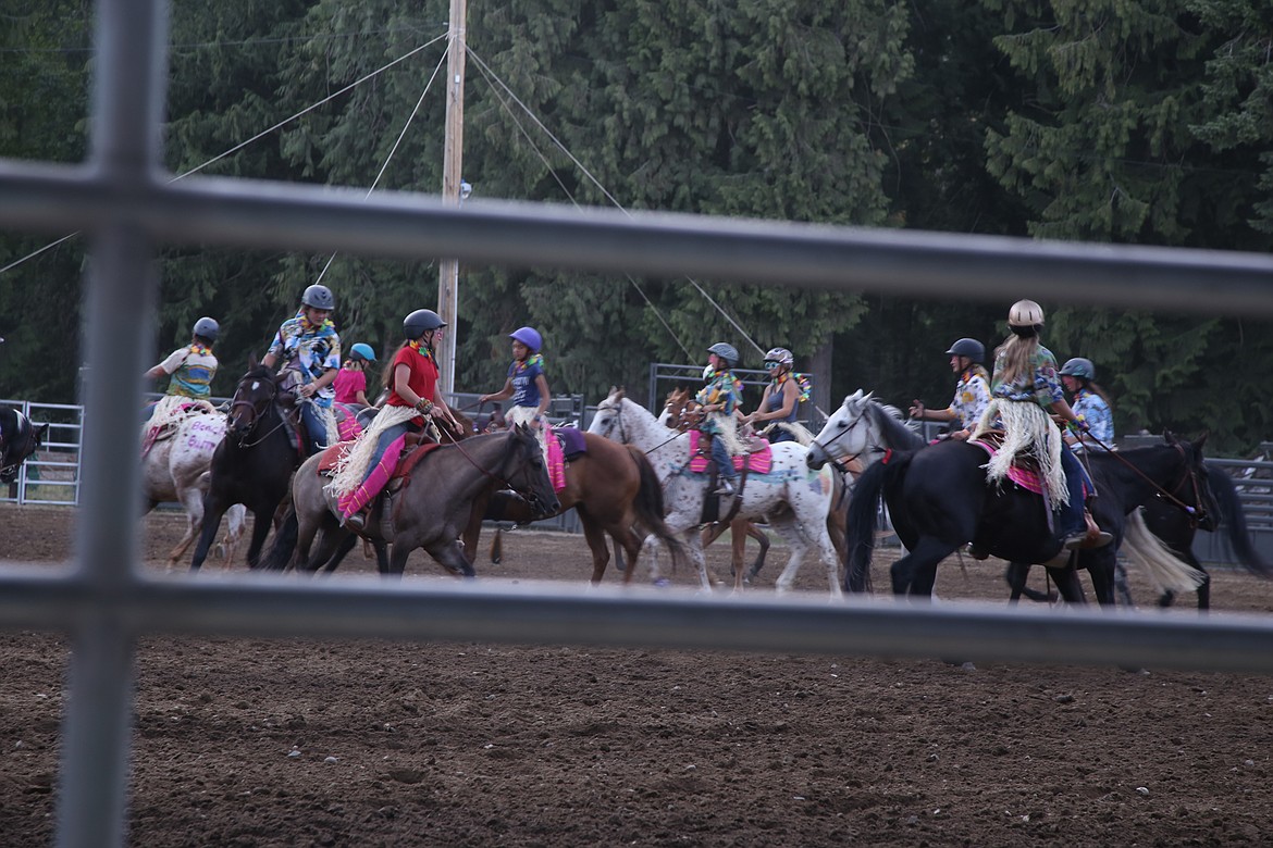 79 riders participated in this years 4-H Horse Camp. Riders learned a variety of skills and techniques during the five day event at Bonner County Fairgrounds.