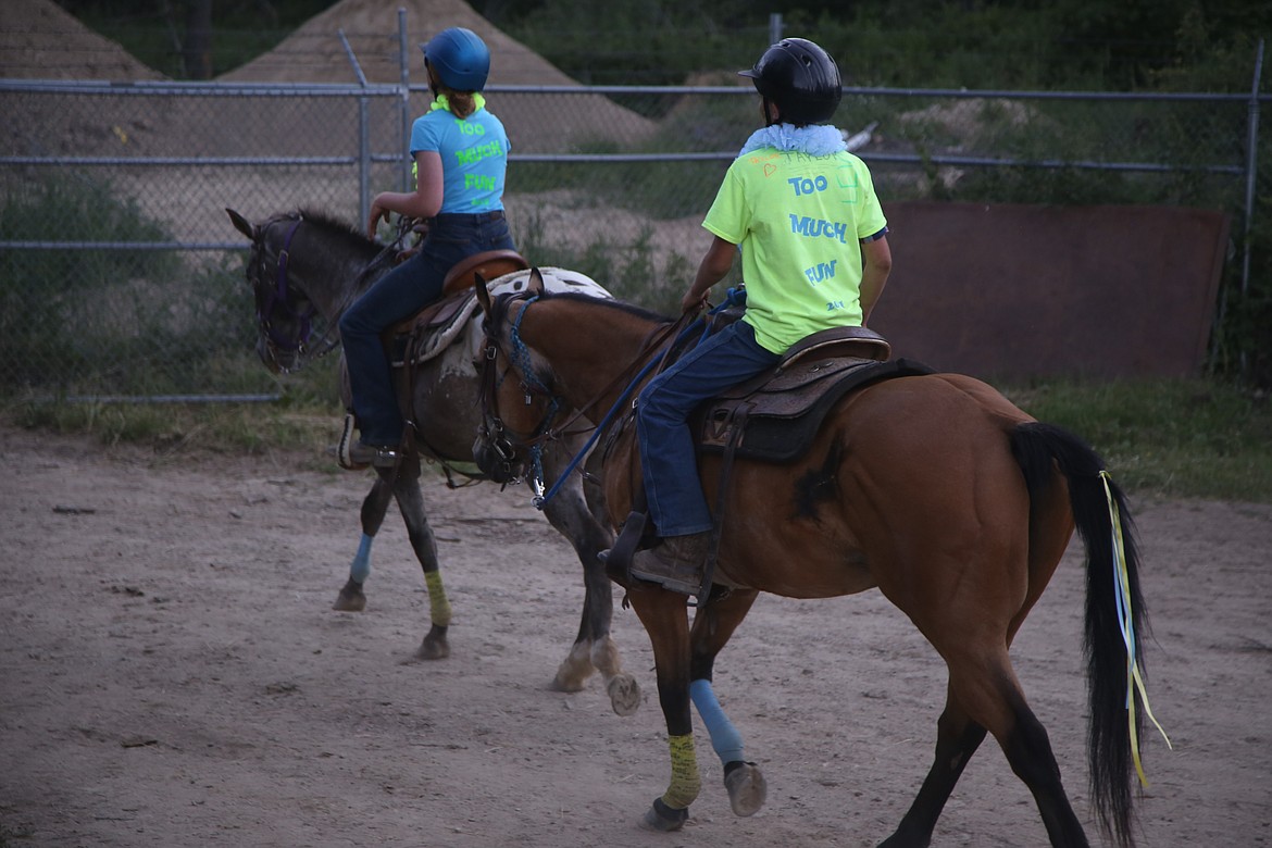 79 riders participated in this years 4-H Horse Camp. Riders learned a variety of skills and techniques during the five day event at Bonner County Fairgrounds.