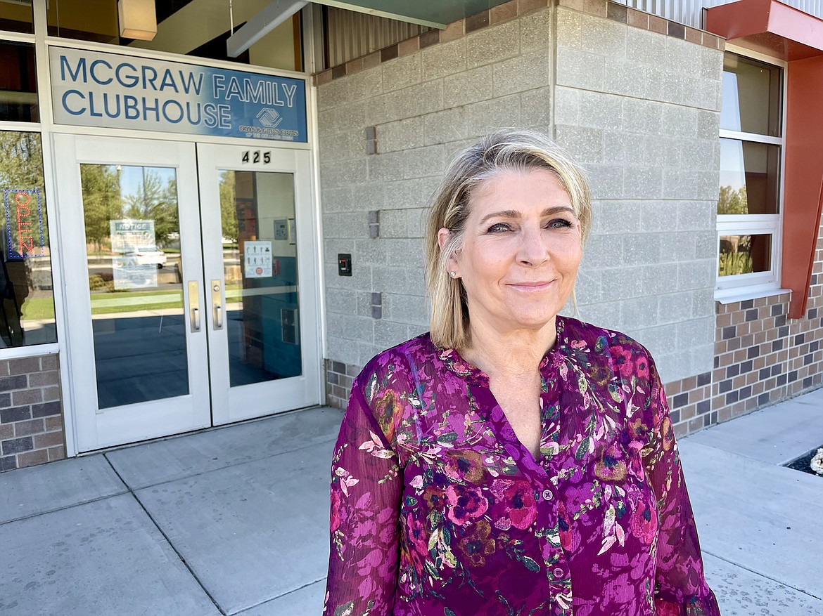 Boys & Girls Clubs of The Columbia Basin Executive Director Kim Pope stands outside the main clubhouse near Park Orchard Elementary School.